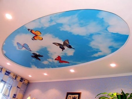Натяжной потолок детская