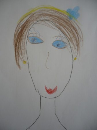 Портрет мамы рисунок