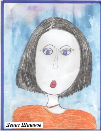 Мама с ребенком рисунок