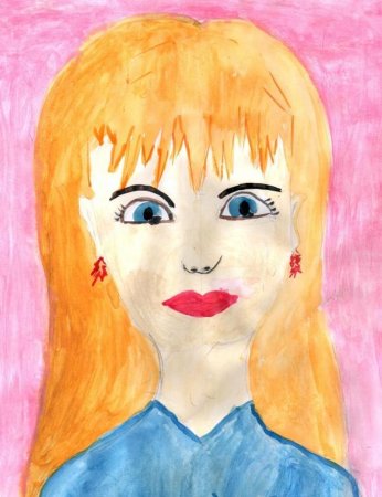 Рисование портрета для детей