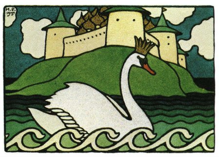 Иван Билибин Царевна лебедь