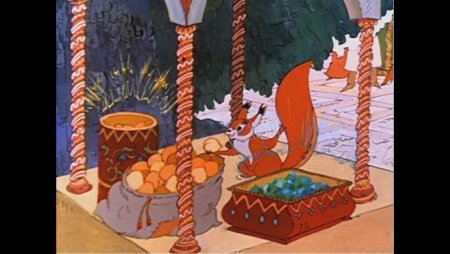 Белка орешки грызет сказка Пушкина