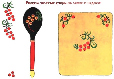 Хохлома для детей старшей группы