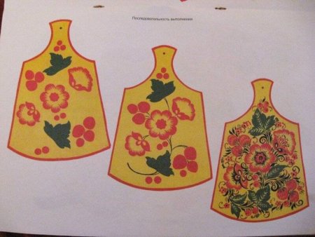 Основные элементы хохломской росписи