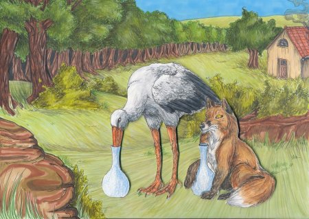The Fox and the Stork