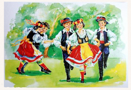 Полька чешский танец