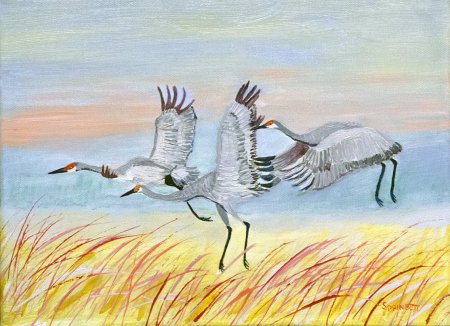 Журавль для детей