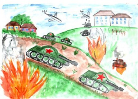 Дети войны рисунки