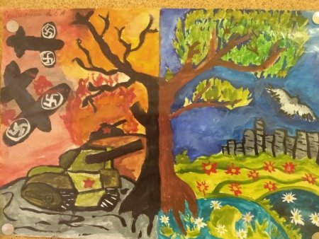 Рисунок на тему война глазами детей