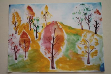 Осенний пейзажи для старших дошкольников