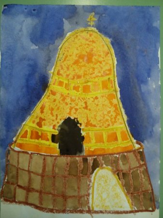 Царь колокол рисунок