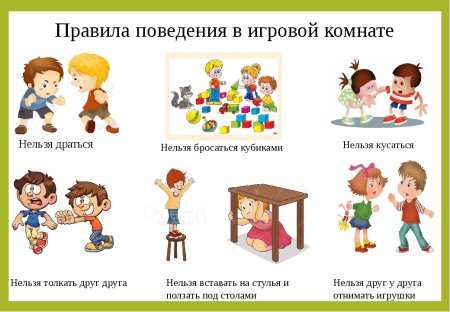 Правила поведения в детском саду