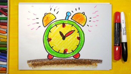 Рисование с детьми часы