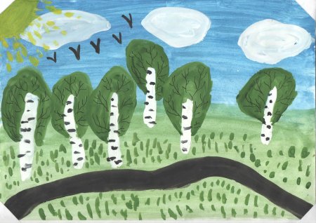 Пейзаж красота родного края