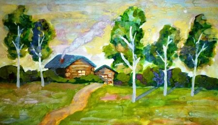 Родной край рисунок