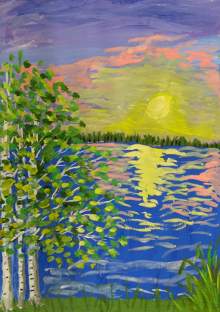 Рисунок на тему моё село