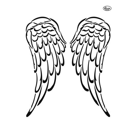 Крылья ангела детский рисунок (49 фото)