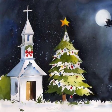 Рождественские рисунки