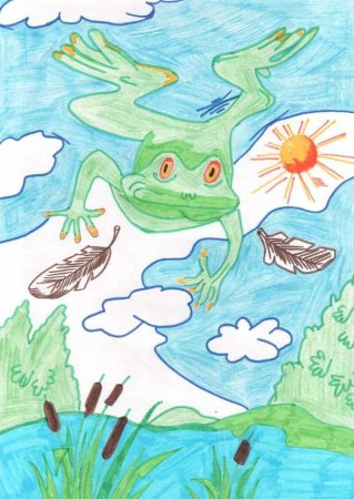 Сказка лягушка путешественница