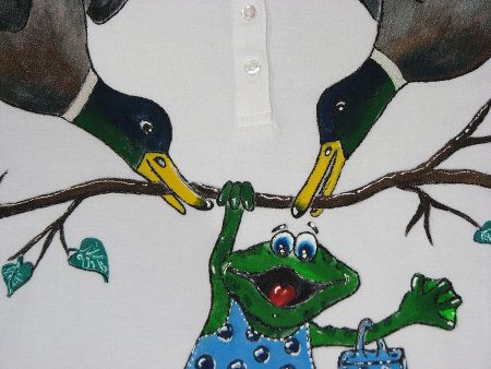 Падение лягушки путешественницы