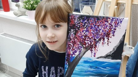 Рисование на холсте для детей 9 лет