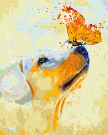 Абстрактная живопись животные