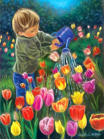 Художник Триша Рaйли-Мэтьюз