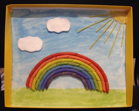 Поделка Радуга для детей