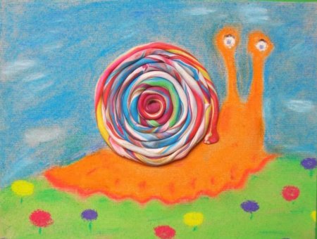 Техники рисования пластилином