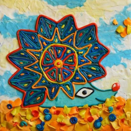 Пластилинография для детей