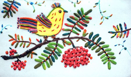 Пластилинография осень