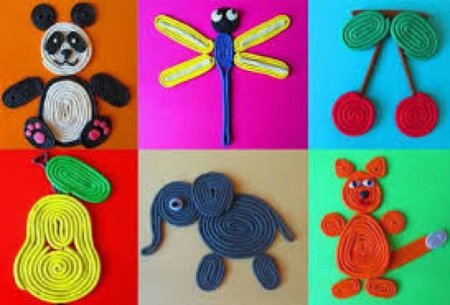 Техника лепки из жгутиков пластилина