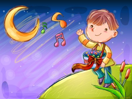 Счастливое детство рисунок