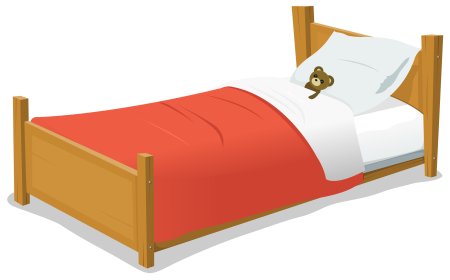 Кровать рисунок для детей