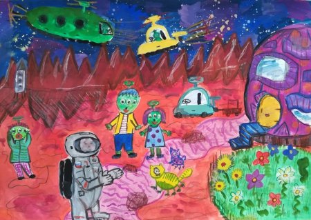 Рисунки Марса детские