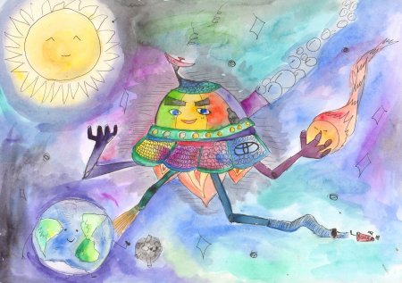 Космические фантазии рисунки
