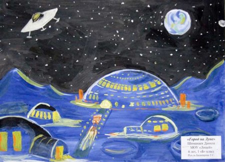 Рисунок на тему космос