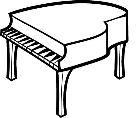Детский рисунок фортепиано (51 фото)