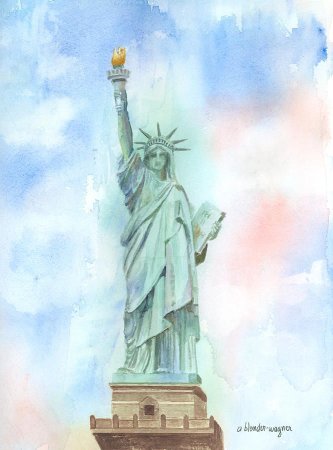 Статуя New York in creion