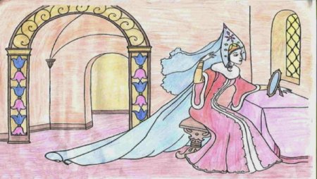 Мертвая Царевна рисунок