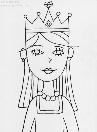 Королева мультяшная