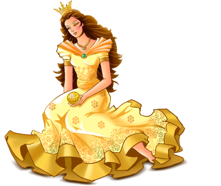 Принцесса рисунок карандашом