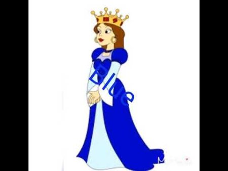 Королева раскраска для детей