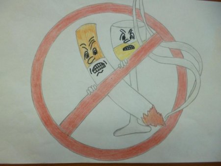 Плакат вредные привычки