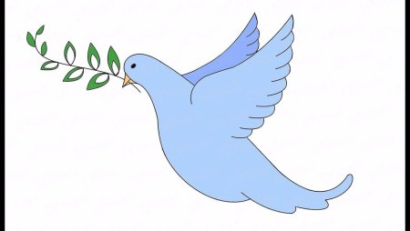 Детские рисунки голубей