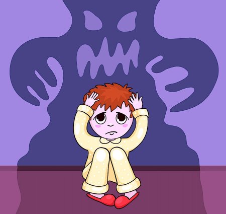 Мальчик боится Темноты