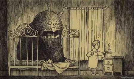 Детские кошмары в рисунках