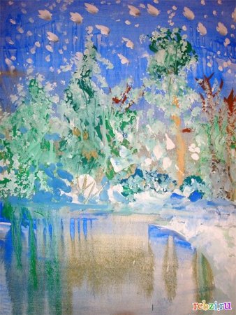 Зимние иллюстрации для детей