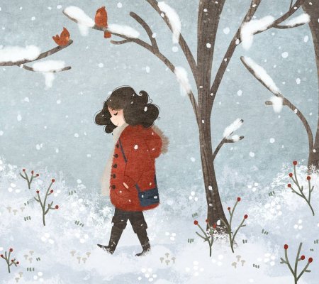 Рисование с малышами зима