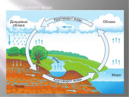Круговорот воды в природе 6 класс география